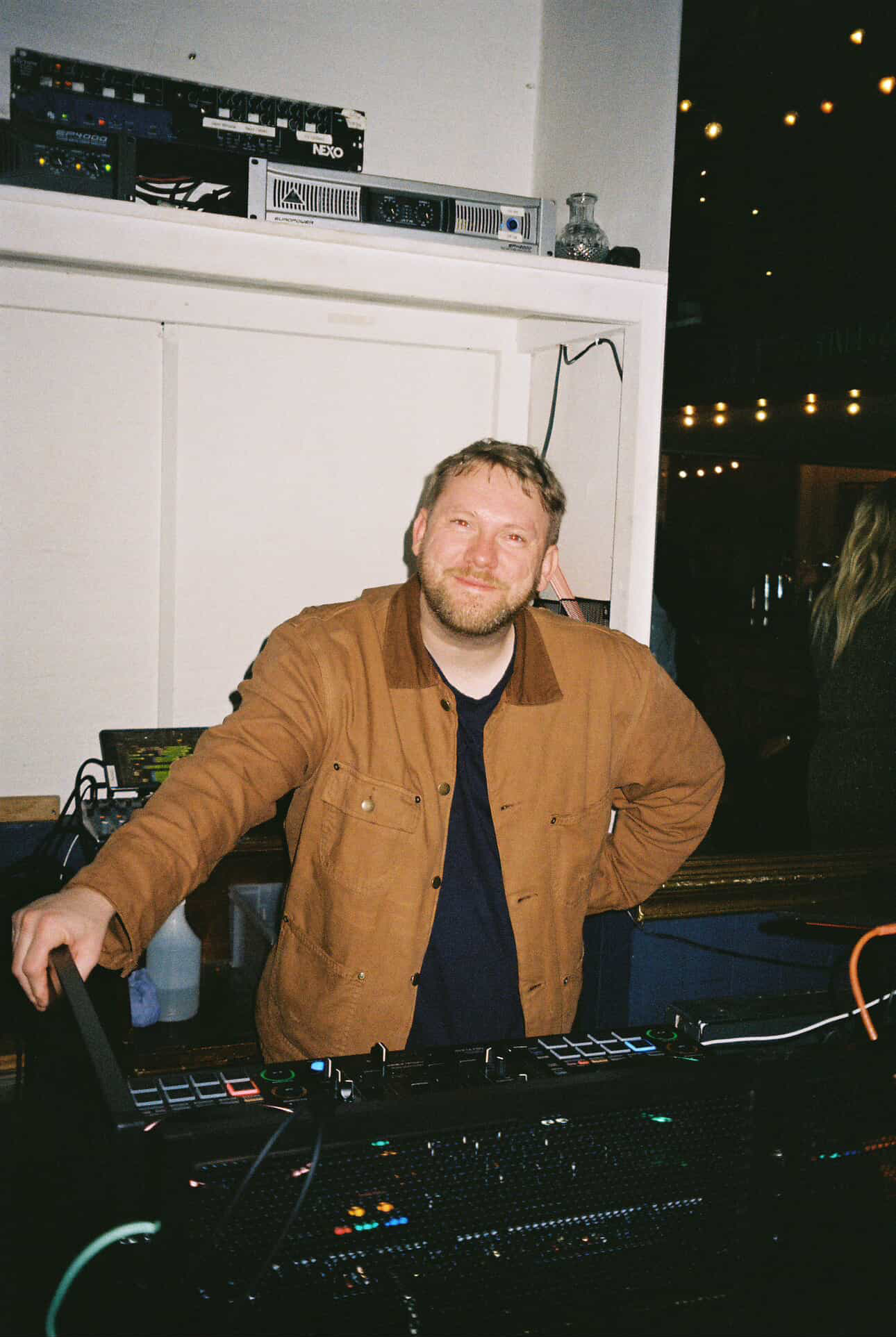 home alone — Scott Anderson at the decks